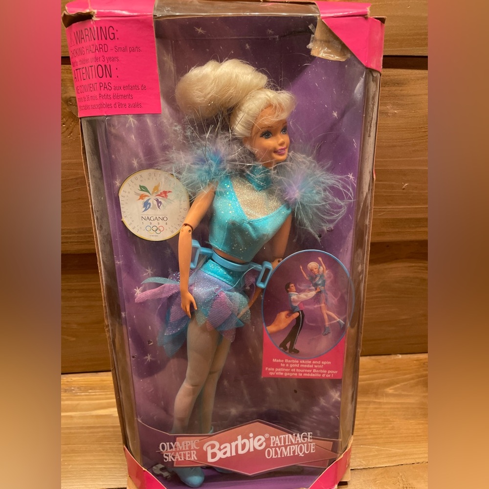 1998 Olympic Skater Barbie with Box